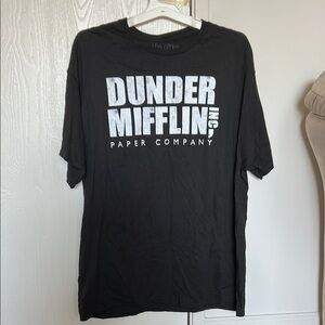 Spencer's Black Short Sleeve Tee Dunder Mifflin